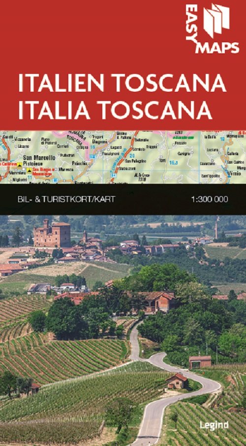 Cover for Legind A/S · Easy Maps - Lande og regioner: Easy Maps - Toscana (Map) [1st edition] (2015)