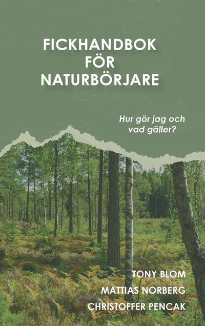 Cover for Tony Blom · Fickhandbok för naturbörjare (Book) (2024)