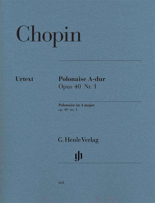 Polonaise A-Dur op.40,1,Kl.HN661 - Chopin - Libros -  - 9790201806617 - 