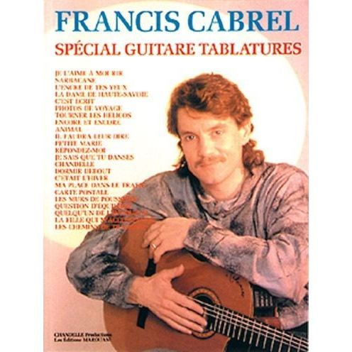 Cover for Francis Cabrel · Special Guitare Tablatures. Spartito (Book)