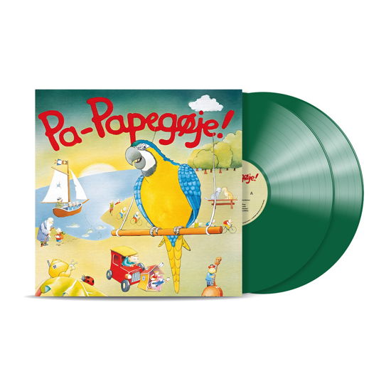 Cover for Åh Abe · Pa-Papegøje! (Åh Abe-serien) (LP) [Grøn Vinyl edition] (2024)