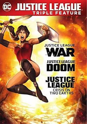 Justice League: War / Doom / Crisis on 2 Earths - DVD - Filmy - MOVIE/TV - 0883929598618 - 3 października 2017