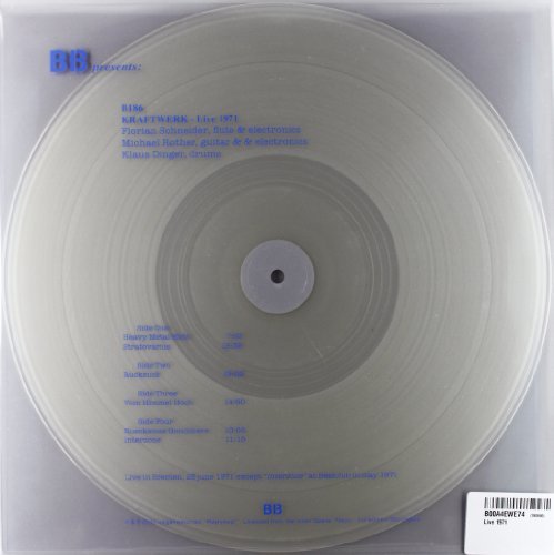 Live 1971 - Kraftwerk - Musikk - B13 - 0889397418618 - 1. mars 2014