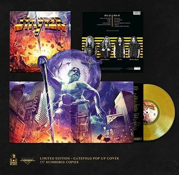 Cover for Stryper · God Damn Evil (Yellow Vinyl LP) (LP) (2022)