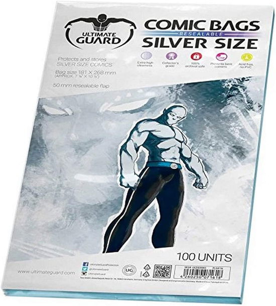 Cover for Ultimate Guard · Ultimate Guard Comic Bags wiederverschließbar Silv (Zabawki) (2014)