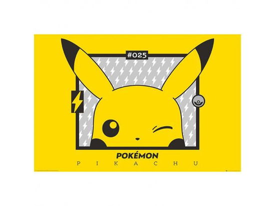 Cover for Großes Poster · POKEMON - Poster Pikachu Wink (91.5x61) (Spielzeug) (2019)