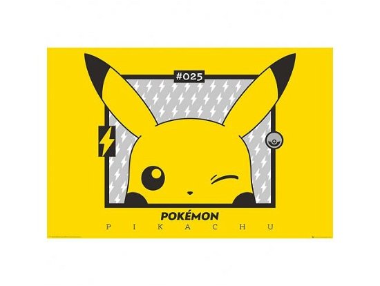 Cover for Großes Poster · POKEMON - Poster Pikachu Wink (91.5x61) (Legetøj) (2019)