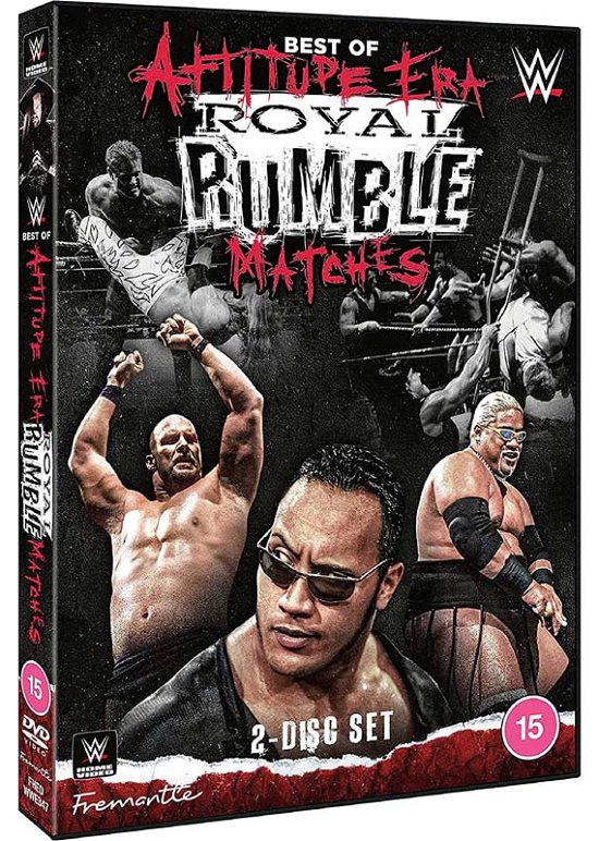 Cover for WWE Best of Attitude Era  Royal Rumble Matches · WWE Best Of Attitude Era Royal Rumble Matches (DVD) (2023)