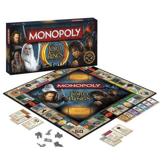 Monopoly - Lord Of The Rings Edition - Lord Of The Rings - Brætspil - Winning Moves UK Ltd - 5036905001618 - 12. juni 2017