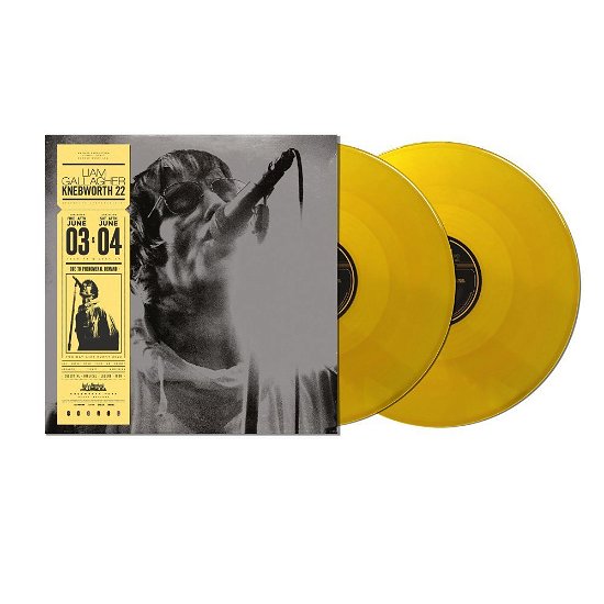 Cover for Liam Gallagher · Knebworth 22 (LP) [Limited Sun Yellow Vinyl edition] (2023)
