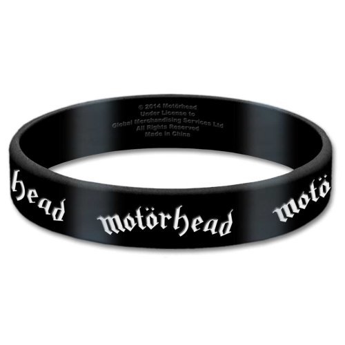 Motorhead Gummy Wristband: Logo - Motörhead - Produtos - Global - Accessories - 5055295389618 - 4 de maio de 2016