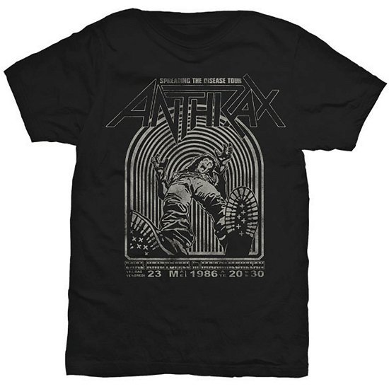 Anthrax Unisex T-Shirt: Spreading the disease - Anthrax - Merchandise - Global - Apparel - 5055979917618 - 