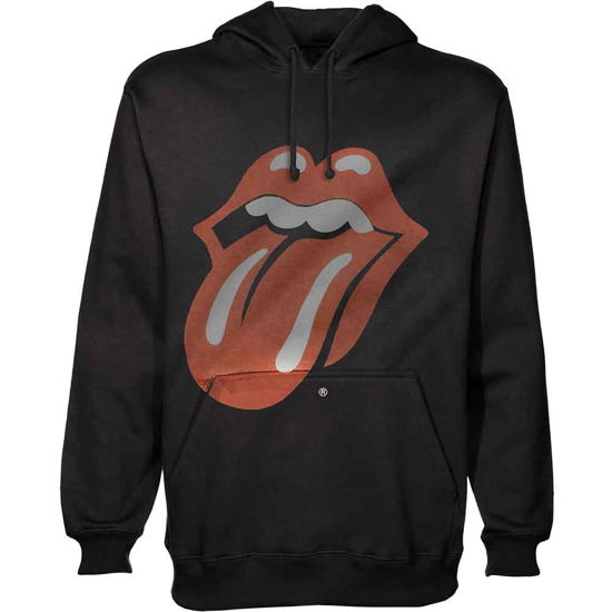 The Rolling Stones Unisex Pullover Hoodie: Classic Tongue - The Rolling Stones - Mercancía - ROCK OFF - 5055979988618 - 