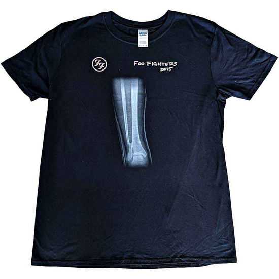 Foo Fighters Unisex T-Shirt: X-Ray - Foo Fighters - Gadżety - PHDM - 5056012000618 - 19 stycznia 2017