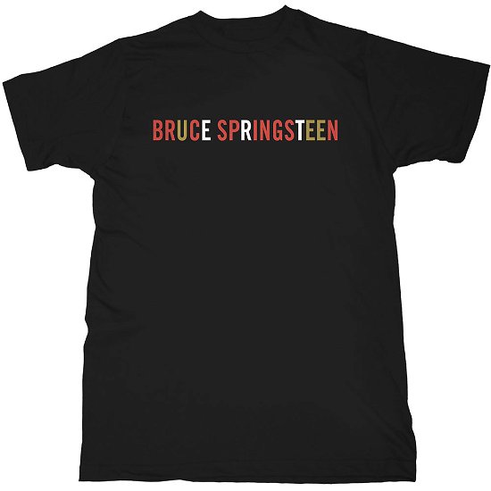 Cover for Bruce Springsteen · Bruce Springsteen Unisex T-Shirt: Logo (T-shirt) [size M] [Black - Unisex edition]
