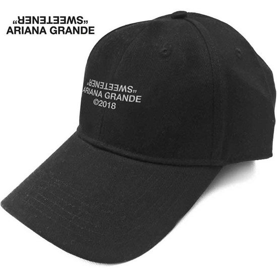 Cover for Ariana Grande · Ariana Grande Unisex Baseball Cap: Sweetener 2 (Klær)