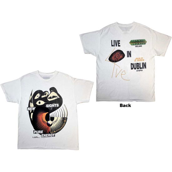 Travis Scott Unisex T-Shirt: Summer Run 2023 Dublin (Back Print & Ex-Tour) - Travis Scott - Merchandise -  - 5056737244618 - 