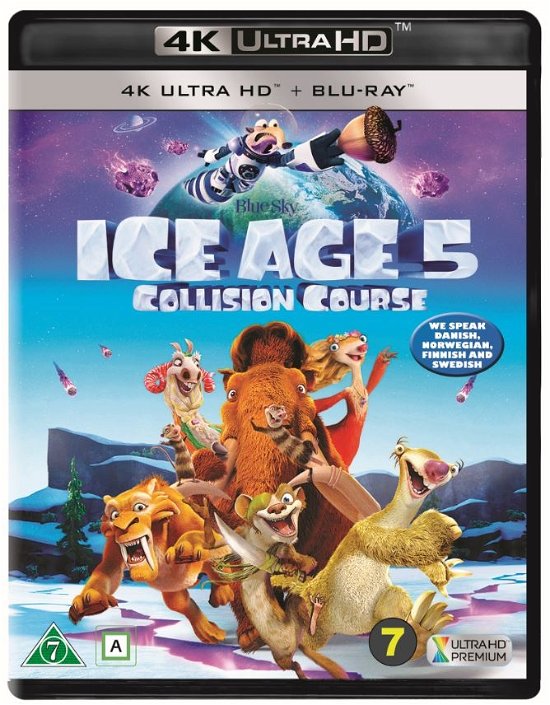 Cover for Ice Age 5 · Den Vildeste Rejse (4K Ultra HD/BD) (2016)