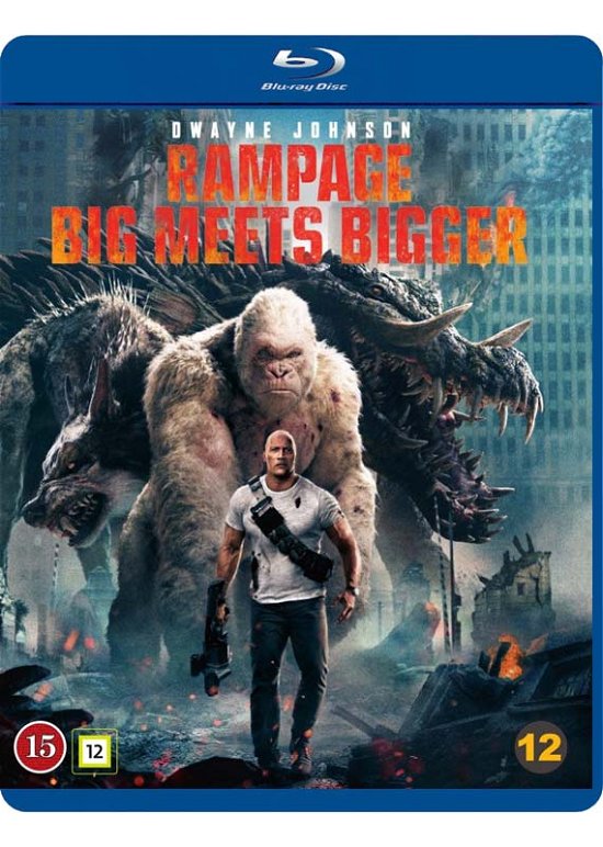Cover for Dwayne Johnson · Rampage (Blu-ray) (2018)