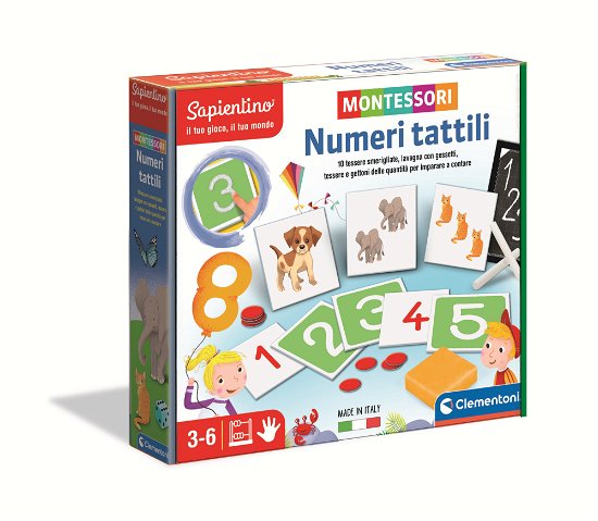 Numeri Tattili - Clementoni Sapientino  Montessori - Gadżety - Clementoni - 8005125163618 - 