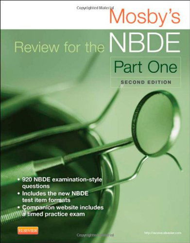 Cover for Mosby · Mosby's Review for the NBDE Part I (Paperback Book) (2016)