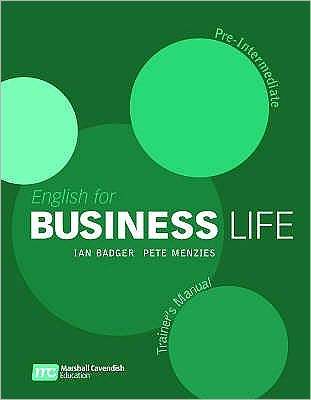 Cover for Ian Badger · English for Business Life Pre-Intermediate: Teacher's Manual (Paperback Book) [New edition] (2005)