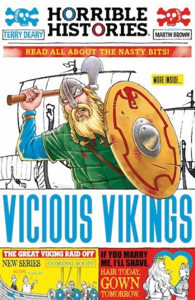 Vicious Vikings - Horrible Histories - Terry Deary - Livros - Scholastic - 9780702312618 - 7 de outubro de 2021