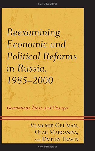 Cover for Dmitry Travin · Reexamining Economic and Political Reforms in Russia, 1985-2000: Generations, Ideas, and Changes (Hardcover Book) (2014)