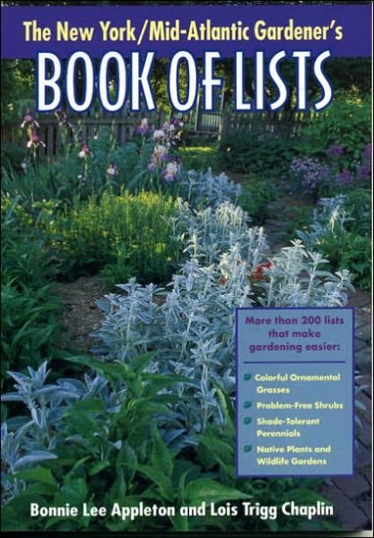 Cover for Bonnie Lee Appleton · New York / Mid-Atlantic Gardener's Book of Lists (Taschenbuch) (2001)