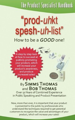 Cover for Bob Thomas · The Product Specialist Handbook (Paperback Book) (2009)