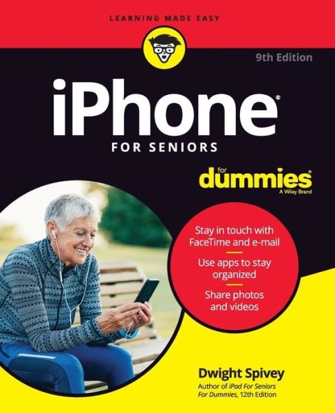 Cover for Dwight Spivey · Iphone for Seniors for Dummies (Taschenbuch) [9th edition] (2019)