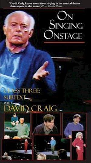 Cover for David Craig · On Singing Onstage: Subtext (VHS) (2005)