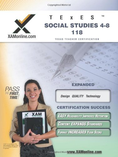 Cover for Sharon Wynne · Texes Social Studies 4-8 118 (Paperback Book) (2008)
