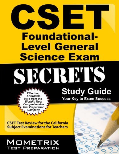 Cover for Cset Exam Secrets Test Prep Team · Cset Foundational-level General Science Exam Secrets Study Guide: Cset Test Review for the California Subject Examinations for Teachers (Paperback Bog) [Pap / Psc St edition] (2023)