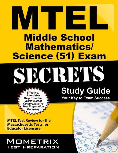 Cover for Mtel Exam Secrets Test Prep Team · Mtel Middle School Mathematics / Science (51) Exam Secrets Study Guide: Mtel Test Review for the Massachusetts Tests for Educator Licensure (Pocketbok) (2023)