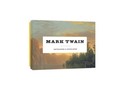 Cover for Princeton Architectural Press · Mark Twain Notecards - Literary Quote Cards (Lernkarteikarten) (2019)