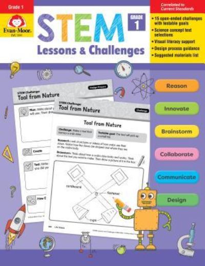 Cover for Evan-Moor · Stem Lessons and Challenges, Grade 1 (Taschenbuch) (2019)