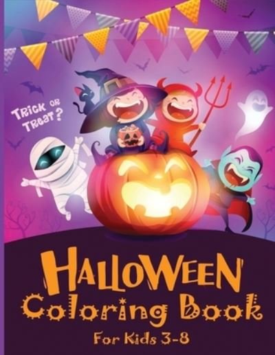 Cover for Blue Wave Press · Halloween Coloring Book for Kids 3-8 (Pocketbok) (2020)