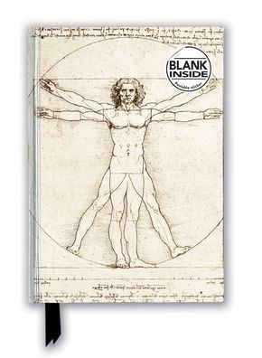 Cover for Flame Tree Studio · Leonardo Da Vinci Vitruvian Man Foiled Blank (Book) (2021)