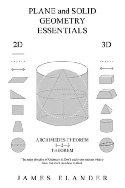 Cover for James Elander · Plane and Solid Geometry Essentials (Book) (2022)