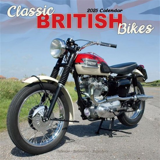 Classic British Bikes Calendar 2025 Square Motorbike Wall Calendar - 16 Month (Calendar) (2024)
