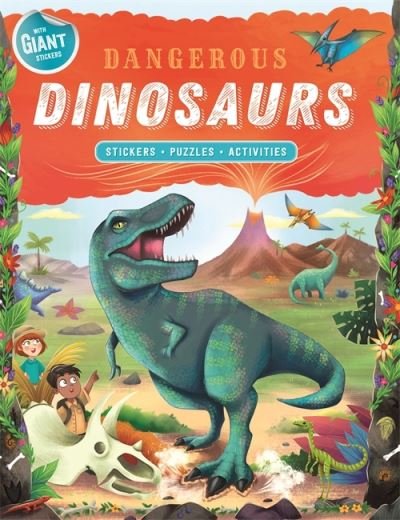 Cover for Autumn Publishing · Dangerous Dinosaurs - Sticker and Activity Book (Paperback Book) (2022)