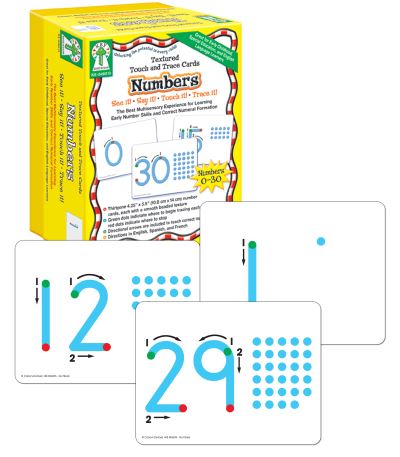 Textured Touch and Trace Numbers
            
                Textured Touch and Trace Cards -  - Books - Key Education - 9781933052618 - April 1, 2006