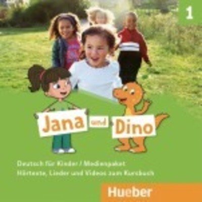 Cover for Manuela Georgiakaki · Jana und Dino: Medienpaket 1 - 2 Audio-CDs zum Kursbuch + 1 DVD-Video (Book) (2019)