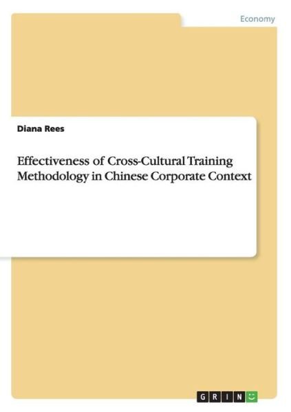 Cover for Rees · Effectiveness of Cross-Cultural (Book)