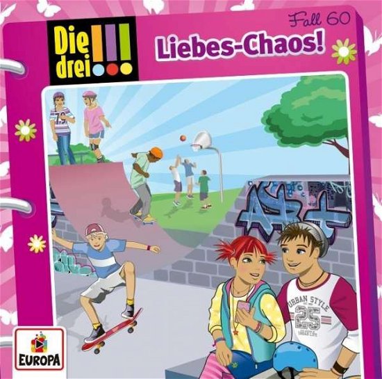 Cover for Die Drei !!! · CD Die drei !!! 60: Liebes-Cha (CD)