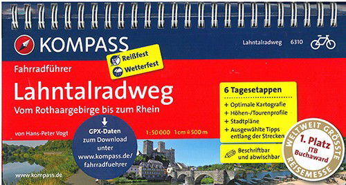 Hans-Peter Vogt · Kompass Fahrradführer: Lahntalradweg : Vom Rothaargebirge bis zum Rhein (Spiral Book) (2013)