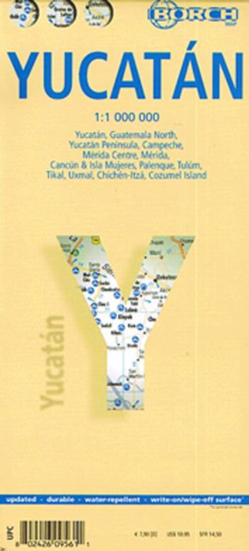 Borch Map YucatÃ¡n - Collectif - Books - Borch GmbH - 9783866095618 - January 15, 2008