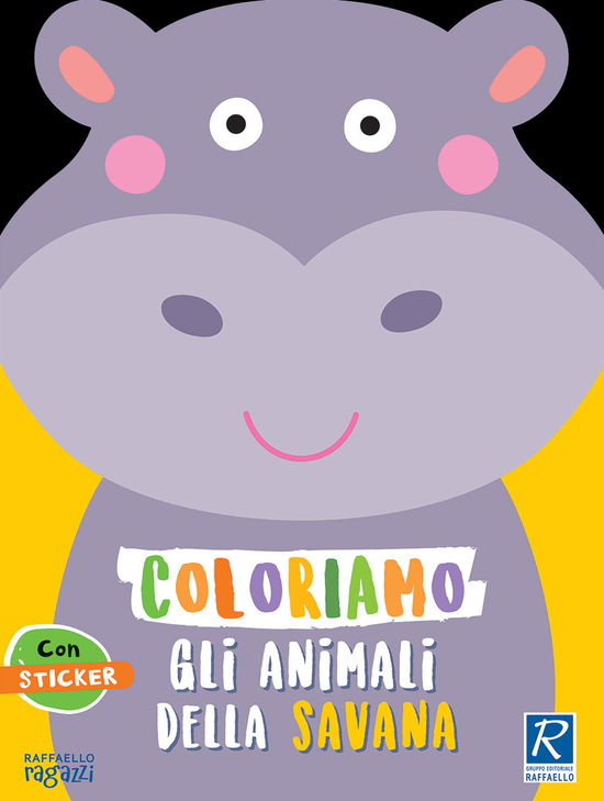 Cover for Silvia Raga · Coloriamo Gli Animali Del Mare. Con Stickers (Book)