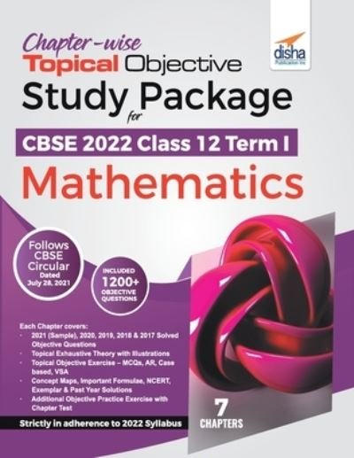Cover for Disha Experts · Chapter-wise Topical Objective Study Package for CBSE 2022 Class 12 Term I Mathematics (Pocketbok) (2021)